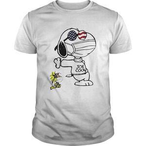 Snoopy And Woodstock Glasses America Joe Cool Shirt